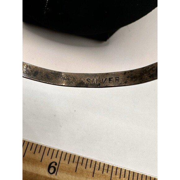 Antique Vintage Sterling Silver Infant Baby Bracelet Anklet Adjustable - Picture 8 of 9